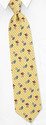 Goal Tie by Alynn Novelty - Yellow Silk