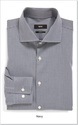 'Miles' Royal Oxford Sharp Fit Check Dress Shirt