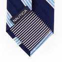 Pique Nautical Stripe Tie by Nautica - Navy blue S