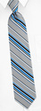 Multi Satin Stripe Tie by Jos. A. Bank - Silver Si