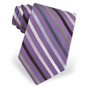 Joseph Stripe Tie by Jos. A. Bank - Lavender Silk