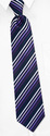 Purple Tonal Stripe Tie by Silk Rhino Neckwear - P