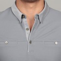 Calvin Klein Men's 3-button Polo Shirt-8016