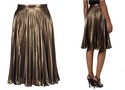  Pleated Midi Skirt