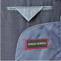 Giorgio Fiorelli Men's Charcoal Gray 2-button Slim