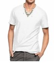 Bar III Shirt, Short Sleeve Enrique Drawstring Y N