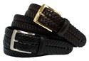 Douglas Braided Men's Leather Belt 1 3/8" Wide 
