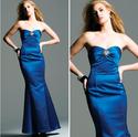 Sapphire Beaded Dresses by Dave and Johnny