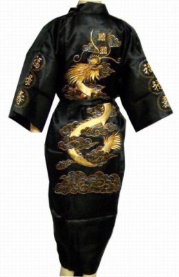 china_cheong : Chinese Men's Dragon Robe Sleepwear