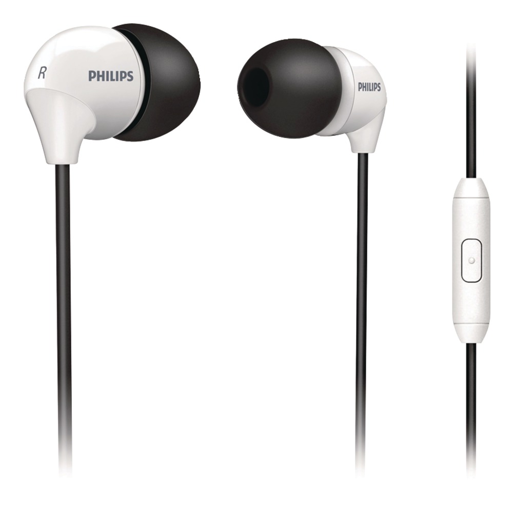 Headphones Store PHILIPS SHE3575BW/28 POP COLOR INEAR HEADSET WITH