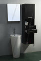 sink 17" 18" Modern Bathroom Pedestal Sink Round V