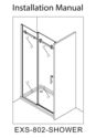 PICKUP LOS ANGELES Modern Frameless Glass Shower S