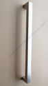 Door Handle 30" inch SQUARE tube pull brushed stai