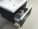 Vanity Sink 24" BLACK modern bathroom cabinet wall