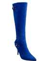 HEEL BOOTS W/ DUAL BUCKLES / POINTY TOE / GLOSSY H