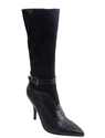 HEEL BOOTS W/ BUCKLE STRAP / POINTY TOE