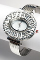 Oval Crystal Bangle Watch.