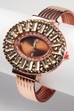 Oval Crystal Bangle Watch.