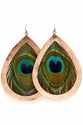 PeaCock Earrings