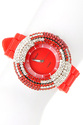 ROUND JEWEL HEAD WATCH