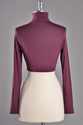 POLO NECK CROP TOP