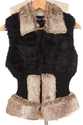 Fur Vest w/Lining & waist smocking