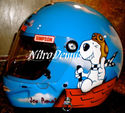 NHRA JOE AMATO Helmet SNOOPY Red Baron Top Fuel RA