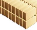 Photo of CP101 32 Basic Units Standard Unit Wooden Blocks in Hard Rock Maple