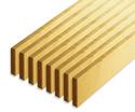 Image of CP219 8 Quadruple Unit Floor Planks Wooden Unit Blocks in Hard Rock Maple