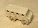 Image of CP303 Bus Hard Maple Unit Block Vehicle in Hard Rock Maple