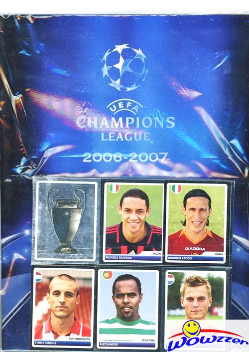 メッシvsクリロナSET panini 2006 他 2006/07 Panini Champions League 384 Stickers Set & Album