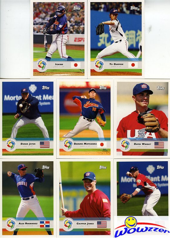2009 Topps World Baseball Classic Box Set-YU DARVISH RC, JETER
