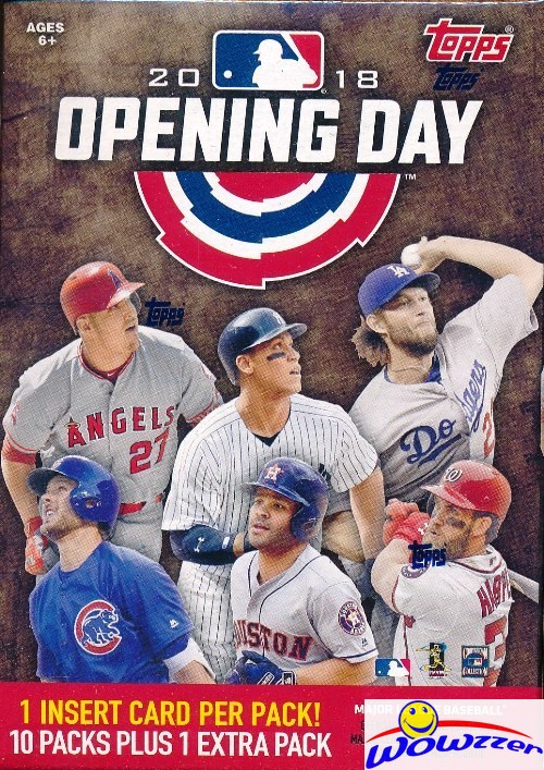 2018 Topps Opening Day Baseball HUGE Sealed Blaster Box-77 Cards 