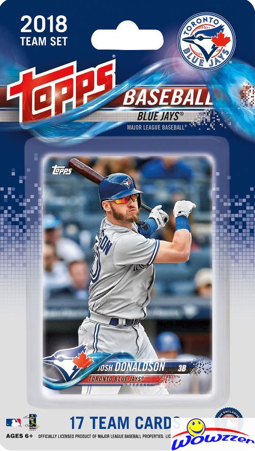 Toronto Blue Jays 2018 Topps Baseball EXCLUSIVE 17 Card Team Set Josh Donaldson eBay