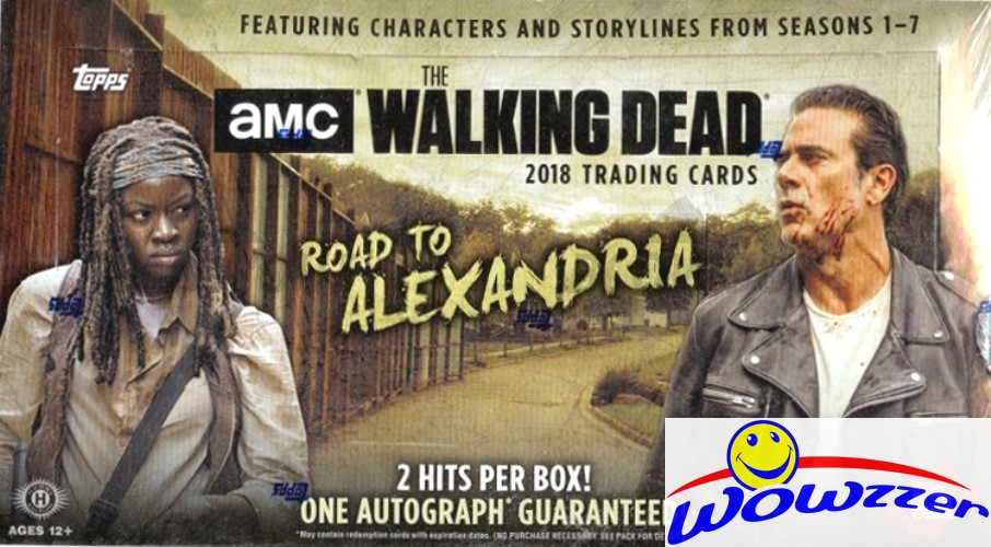 2018 Topps THE WALKING DEAD HUNTERS AND HUNTED FACTORY SEALED HOBBY BOX 2 HITS