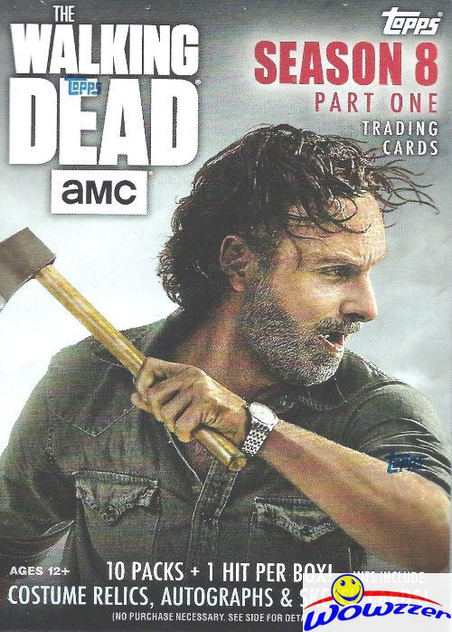 2018 Topps Walking Dead Season 8 Part 1 Opened Hobby Box autograph sketch ?