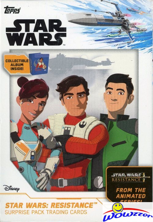 50 From Animated Series! Resistance Sealed HANGER Box 2019 Topps Star Wars