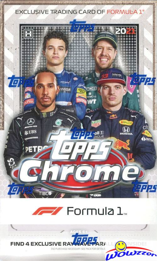2021 Topps CHROME Formula 1 F1 Racing Factory Sealed Hobby