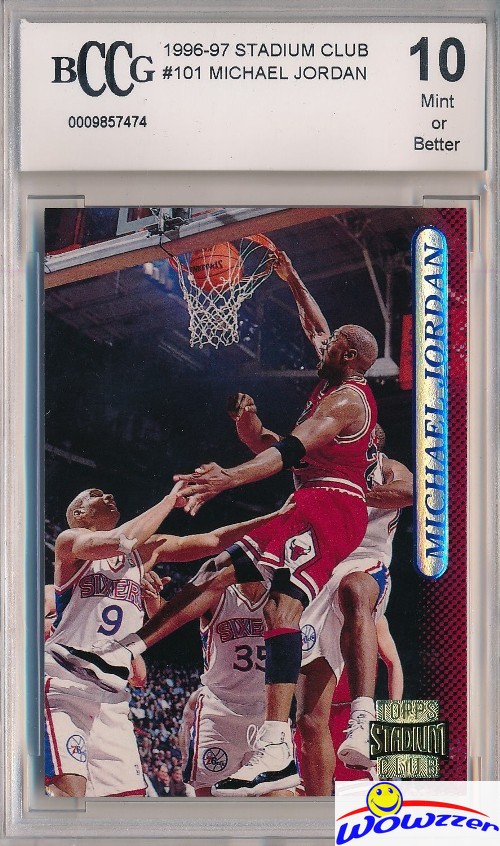 topps stadium club michael jordan