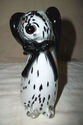 DALMATION DOG LARGE 6X5X3" HAND BLOWN GLASS PAPER 