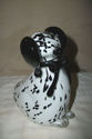 DALMATION DOG LARGE 6X5X3" HAND BLOWN GLASS PAPER 