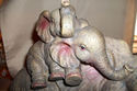 ELEPHANT BEAUTIFULLY HANDPAINTED 9 1/2 INCH COLLEC