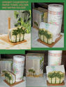 NICE CERAMIC & WOOD PALM TREE UPRIGHT PAPER TOWEL 