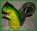 SQUIRREL AWESOME HAND BLOWN GLASS LARGE PAPER WEIG