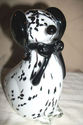 DALMATION DOG LARGE 6X5X3" HAND BLOWN GLASS PAPER 