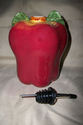 "BIG" RED APPLE Oil Vinegar Dispenser HANDPAINTED 