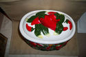 CHILI PEPPER COOKIE JAR HIGH END CERAMIC HANDPAINT