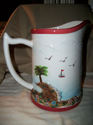 LIGHT HOUSE LARGE PITCHER W/ KITCHEN UTENSILS 4 CO