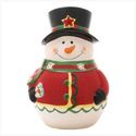 SMILING SNOWMAN COOKIE JAR 14521