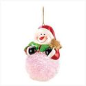 SNOWMAN SNOWBALL LED ORNAMENT 14425